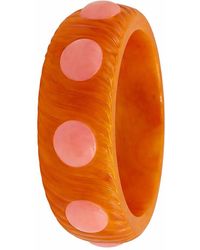 Michael Nash Jewelry - Michelle Amber And Light Rose Bangle - Lyst