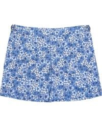 lords of harlech - Neptune Dense Floral Tailored Swim Short - Lyst