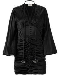 Lita Couture - Ruched Mini Dress - Lyst