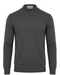 Ron Tomson - Mock Neck Relaxed Sweater - Lyst
