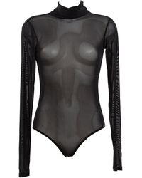 Mymokondo - Mesh Body Roll Neck - Lyst