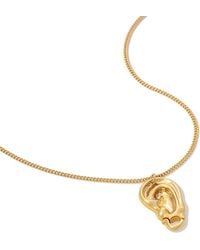 Minnie Lane - Eavesdrop Clasp Necklace - Lyst