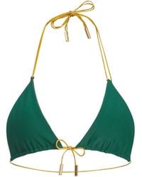 Capri Swim™ - Hunter & Chocolate Reversible Bikini Top - Lyst