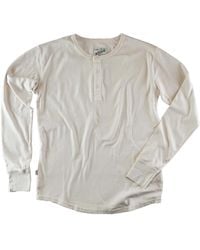 &SONS Trading Co - Neutrals &Sons The New Elder Henley Shirt Raw - Lyst