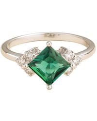 Juvetti - Amore Ring Emerald & Diamond - Lyst