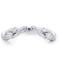 Azura Jewelry New York - Dream Weaver Stacking Band Vermeil - Lyst