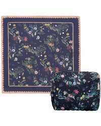 Fable England - Running Bunny Toile Square Scarf & Running Bunny Large Quilted Makeup Bag Set - Lyst