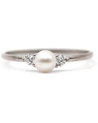 VicStoneNYC Fine Jewelry - Natural Pearl And Diamond Ring - Lyst