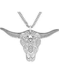 CarterGore - Medium Classic Texas Longhorn Necklace - Lyst
