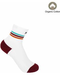 Peper Harow - Made in England - Quarter Crew Organic Sport Socks – - Lyst
