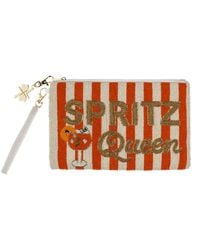 Laines London - Spritz Queen Hand Beaded Pouch - Lyst