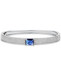 SHYMI - Pave Bangle With Stone - Lyst