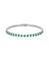 LÁTELITA London - Marquise Choker Emerald And - Lyst