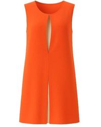 Conquista - Inverse Pleat Detail Shift Dress - Lyst