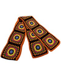 Ana Chic - Sunburst Granny Square Handmade Crochet Scarf - Lyst