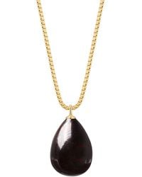 Katy Faye - January Garnet Necklace - Lyst