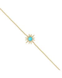 Spero London - Opal Sun Sterling Bracelet - Lyst