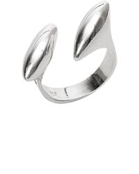 Spero London - Double Marquise Sterling Adjustable Ring - Lyst