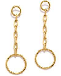 Jaredjamin - Chain Reaction Drop Post Earrings - Lyst