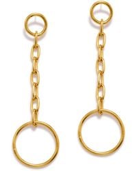 Jaredjamin - Chain Reaction Drop Post Earrings - Lyst
