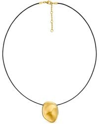 Joidart - Golden Necklace With Pendant Cala - Lyst