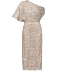 UNDRESS - Margo Sequin Asymmetric Evening Midi Dress - Lyst