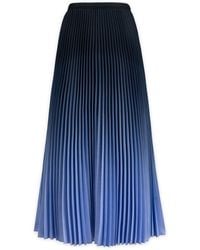Wild Cosmos - Kate Ombre Periwinkle Pleated Skirt - Lyst