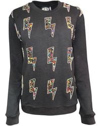 Any Old Iron - Beaded Electric Lightning Sweatshirt - Lyst