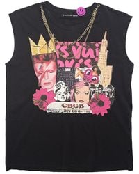 Circular Path - X Love Tara Sleeveless Necklace T-Shirt - Lyst