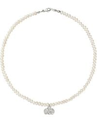 Agora Jewellery - Orchid Pearl Necklace - Lyst