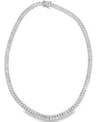 Denise Pacini - Laura Emerald Bezel Set Statement Tennis Necklace - Lyst