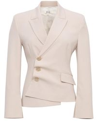SÉLONE - Neutrals Oris Asymmetric Tailored Blazer/ Warm - Lyst