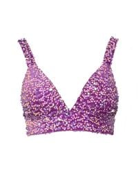 Ofuure - ' / Liza Sequin Bra Top - Lyst
