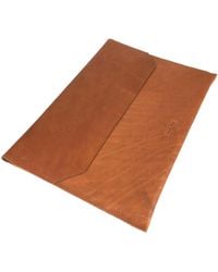 Made Free - Neutrals Laptop Case Leather Camel - Lyst