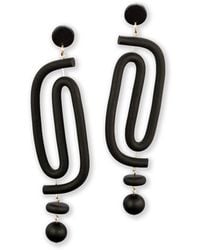By Chavelli - Labyrinth Dangly Statement Earrings - Lyst