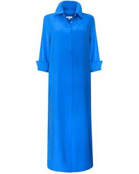 Perlavera - Farah Anchor Three Quarter Sleeve Length Missy Maxi Dress - Lyst