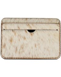 godi. - Hair-On Hide Leather Cardholder – Slim Cowhide Wallet - Lyst