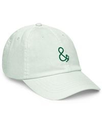 Anchor and Crew - Mint Pastel Ampersand Signature Embroidered Chino Cap - Lyst