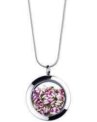 My Little Nature - Designer Jewelry Handmade Pendant Necklace With Natural Scottish Heather Flowers – Floral Jewelry - Lyst