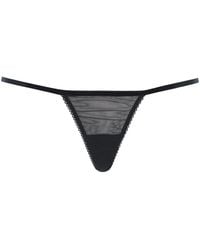 Belle -et-BonBon - Bisoux Leatherette Rose Thong - Lyst