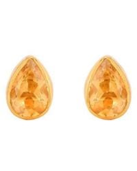 Opium Jewels - Tiny Teardrop Studs - Lyst
