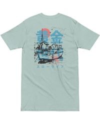 Anchor and Crew - Ice Two Fisherman Japan Era Heavy Cotton T-Shirt - Lyst