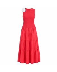 MARICEL - Valentina Linen Maxi Dress - Lyst