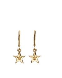 Edge Only - Mini Megastar Drop Earrings 18Ct Vermeil - Lyst