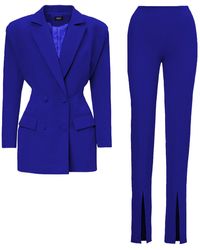 BLUZAT - Electric Suit With Tailored Hourglass Blazer And Slim Fit Trousers - Lyst