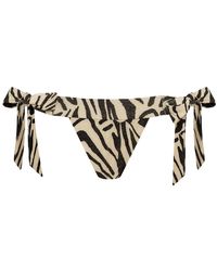 Leyla Maya Ltd - Neutrals Natasha Thong Bikini Knickers - Lyst