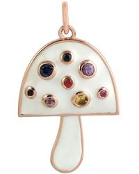 Artisan - Multi Sapphire Mushroom Pendant - Lyst
