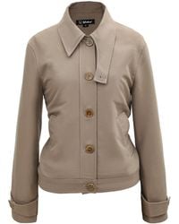 Smart and Joy - Buttoned Collar Short Jacket - Lyst