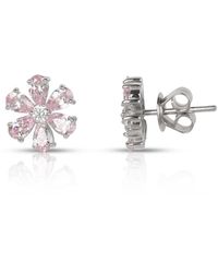 Ep Designs - Flower Radiant Cut Earring - Lyst