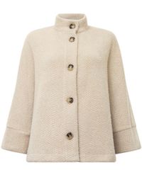 James Lakeland - Batwing Cream Jacket - Lyst